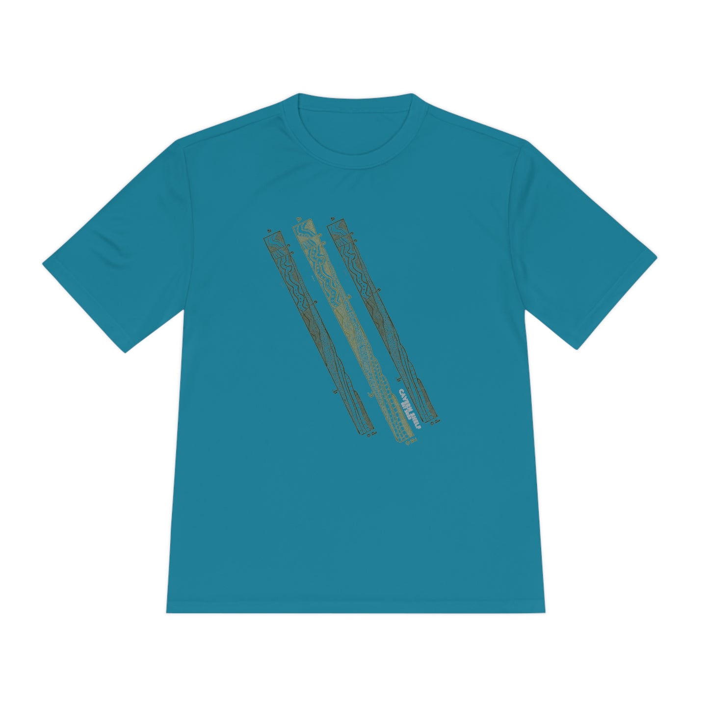 Chromatic Layers Unleashed - Unisex Moisture Wicking Tee