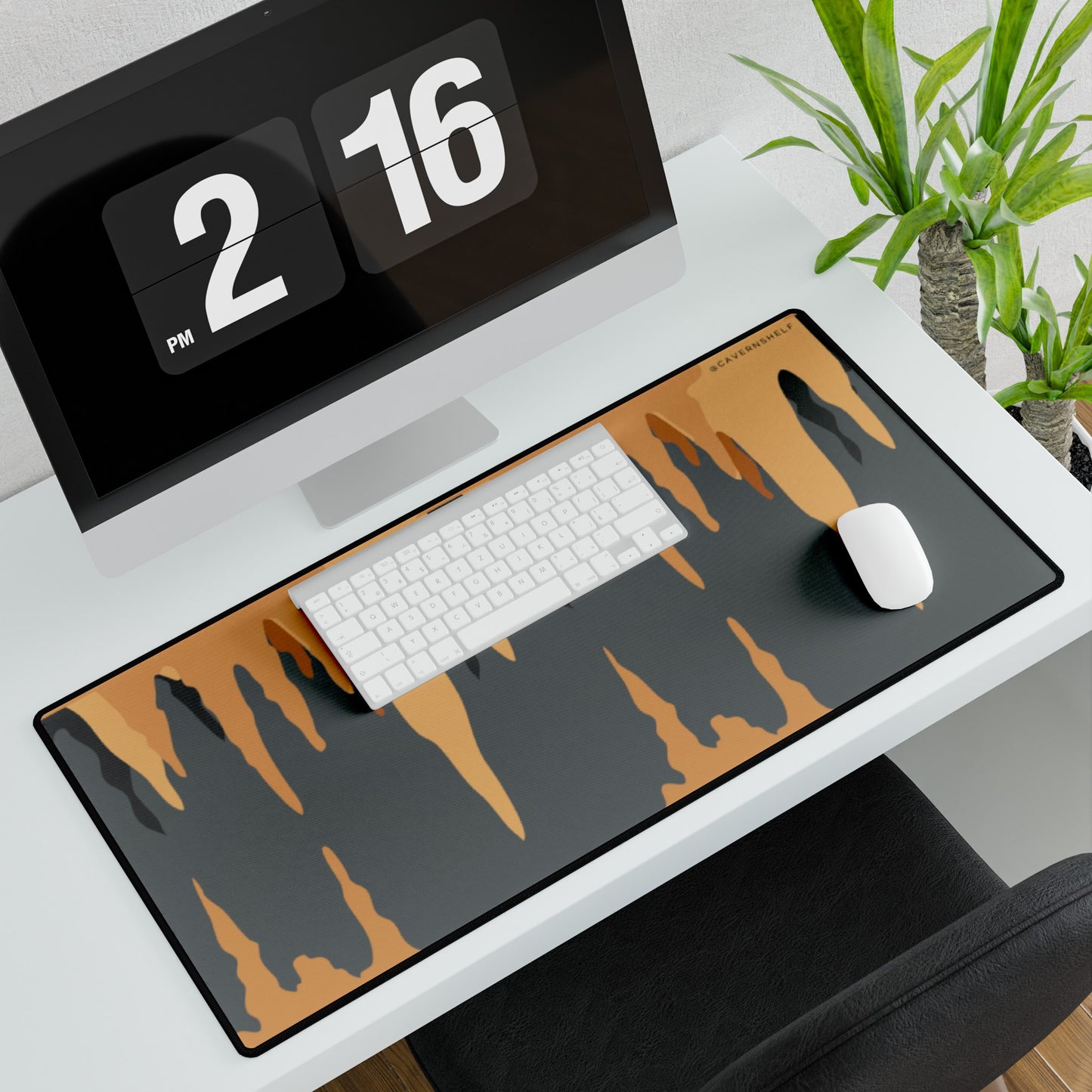 Stalactite, Stalagmite, Cavern Shelf - Desk Mat