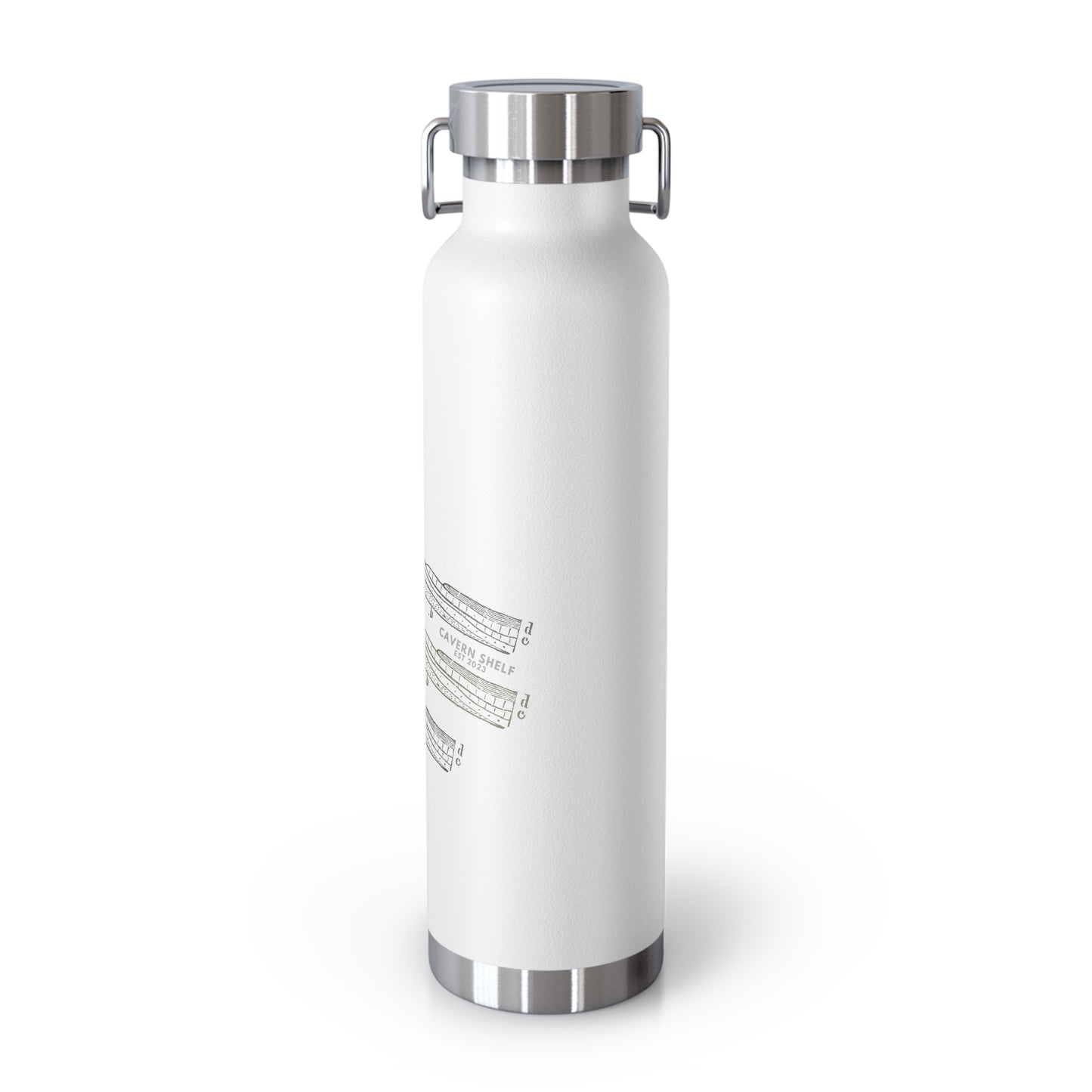 Chromatic Layers Unleashed - Copper Vacuum Insulated Bottle (22oz)
