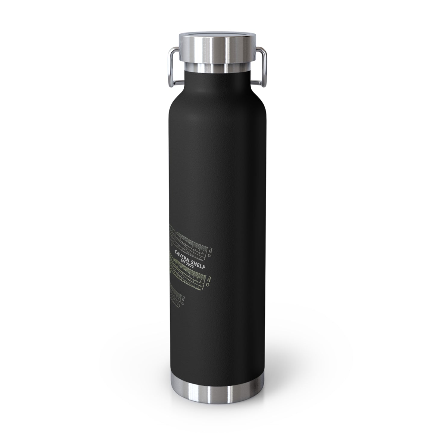 Chromatic Layers Unleashed - Copper Vacuum Insulated Bottle (22oz)