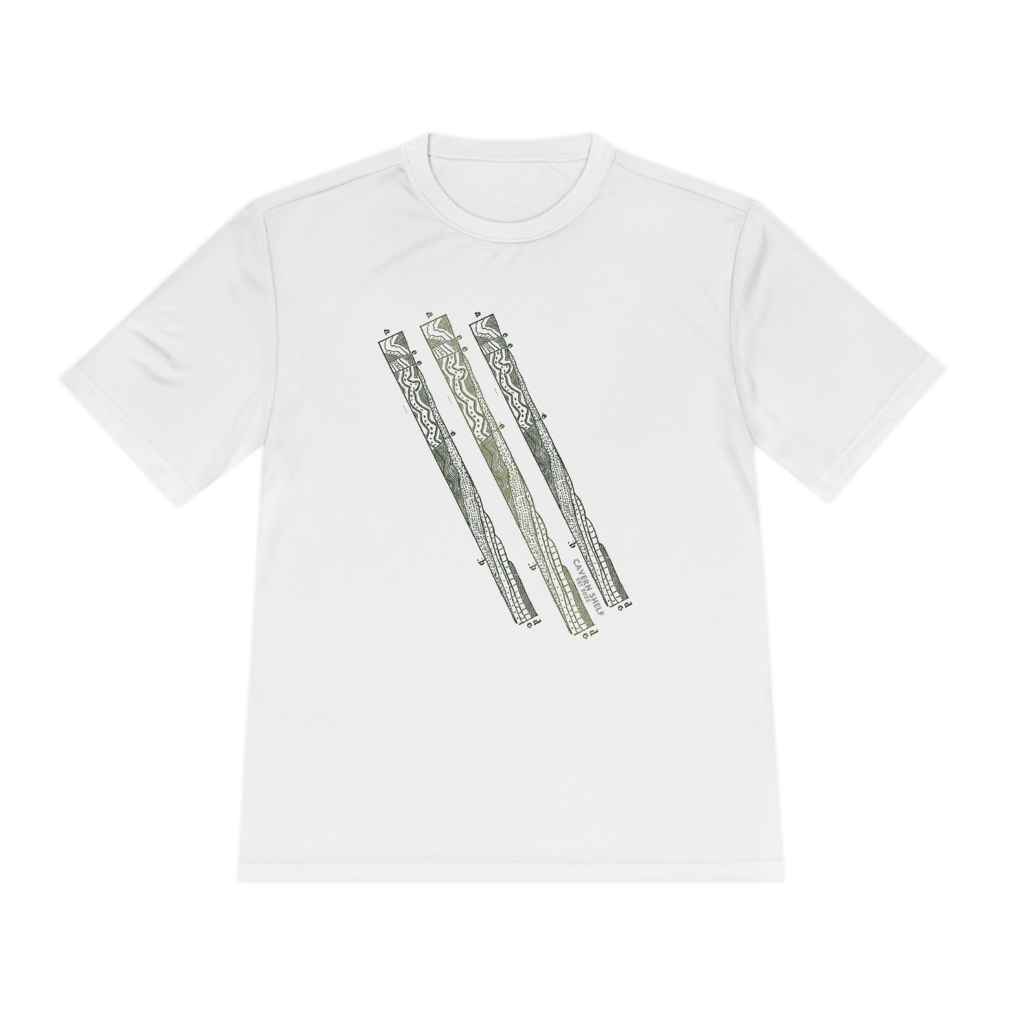 Chromatic Layers Unleashed - Unisex Moisture Wicking Tee