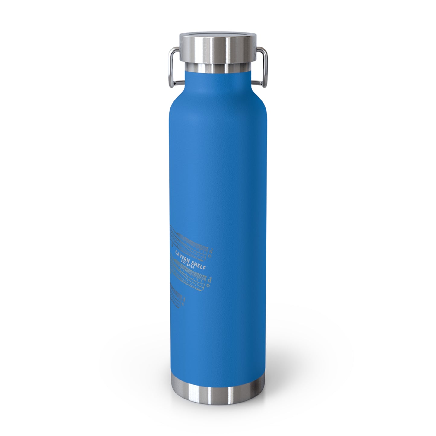 Chromatic Layers Unleashed - Copper Vacuum Insulated Bottle (22oz)