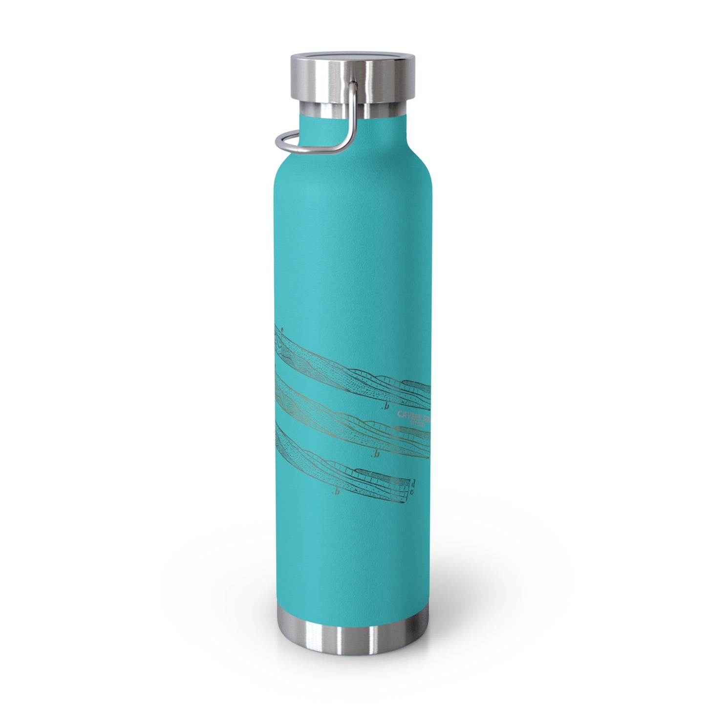 Chromatic Layers Unleashed - Copper Vacuum Insulated Bottle (22oz)