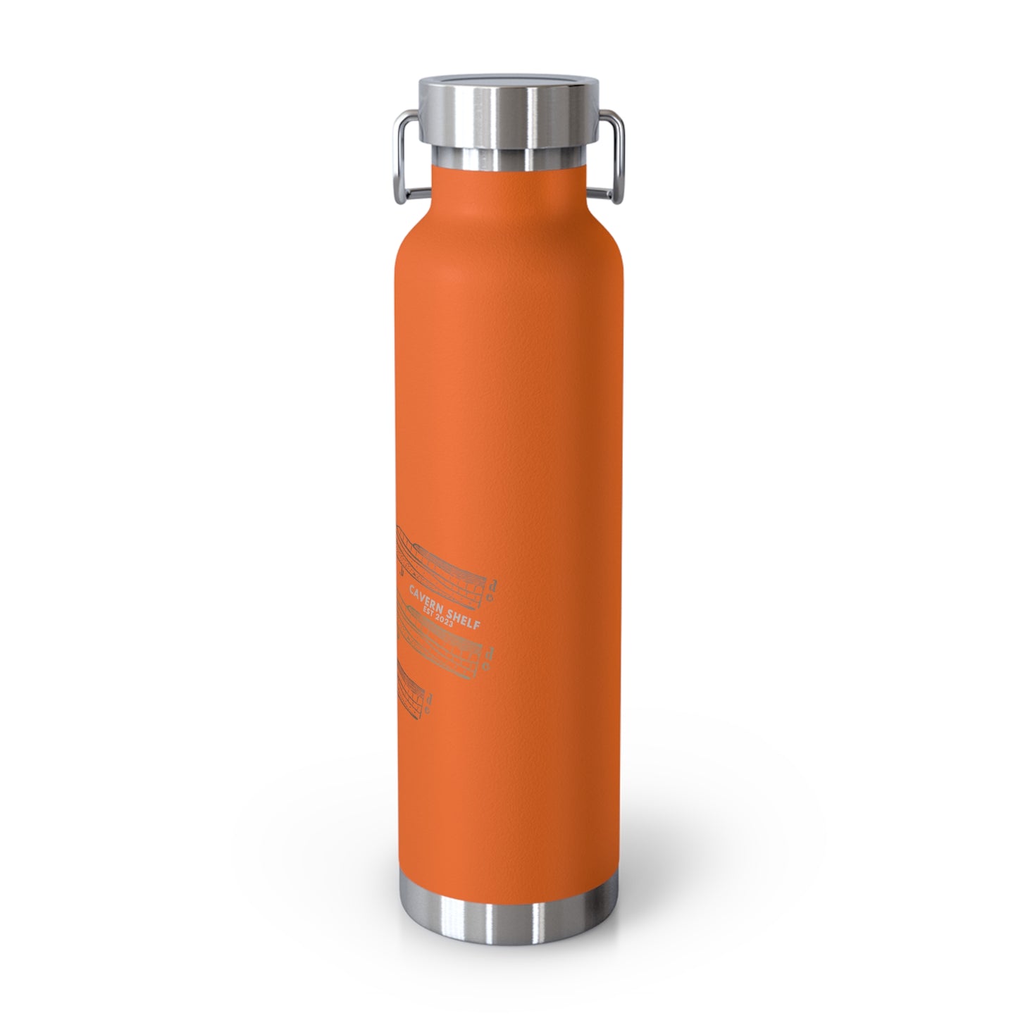 Chromatic Layers Unleashed - Copper Vacuum Insulated Bottle (22oz)