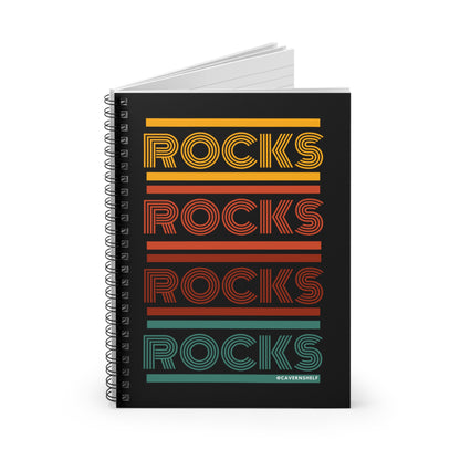 Rocks on Rocks - Spiral Notebook - Ruled Line