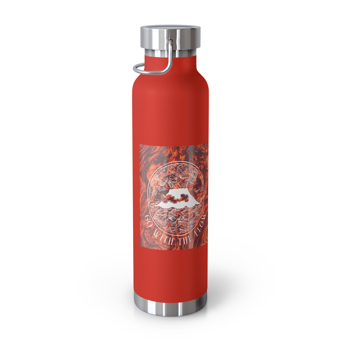 Go With the Flow - Copper Vacuum Insulated Bottle (22oz)