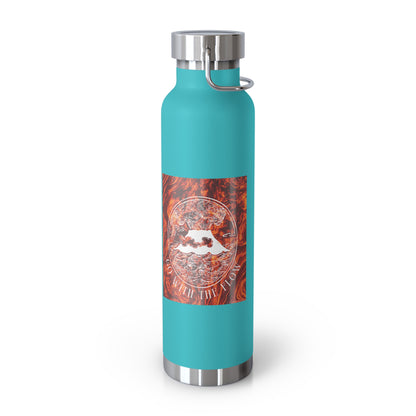 Go With the Flow - Copper Vacuum Insulated Bottle (22oz)