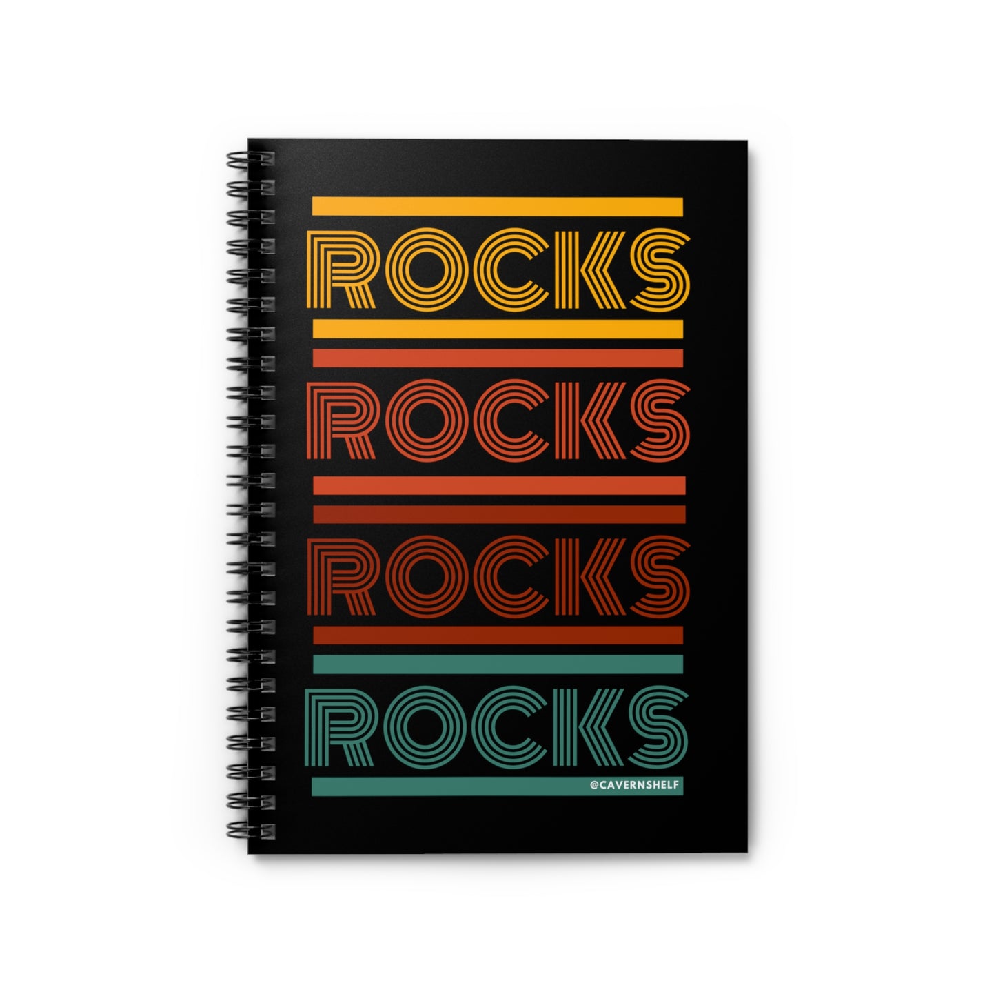 Rocks on Rocks - Spiral Notebook - Ruled Line