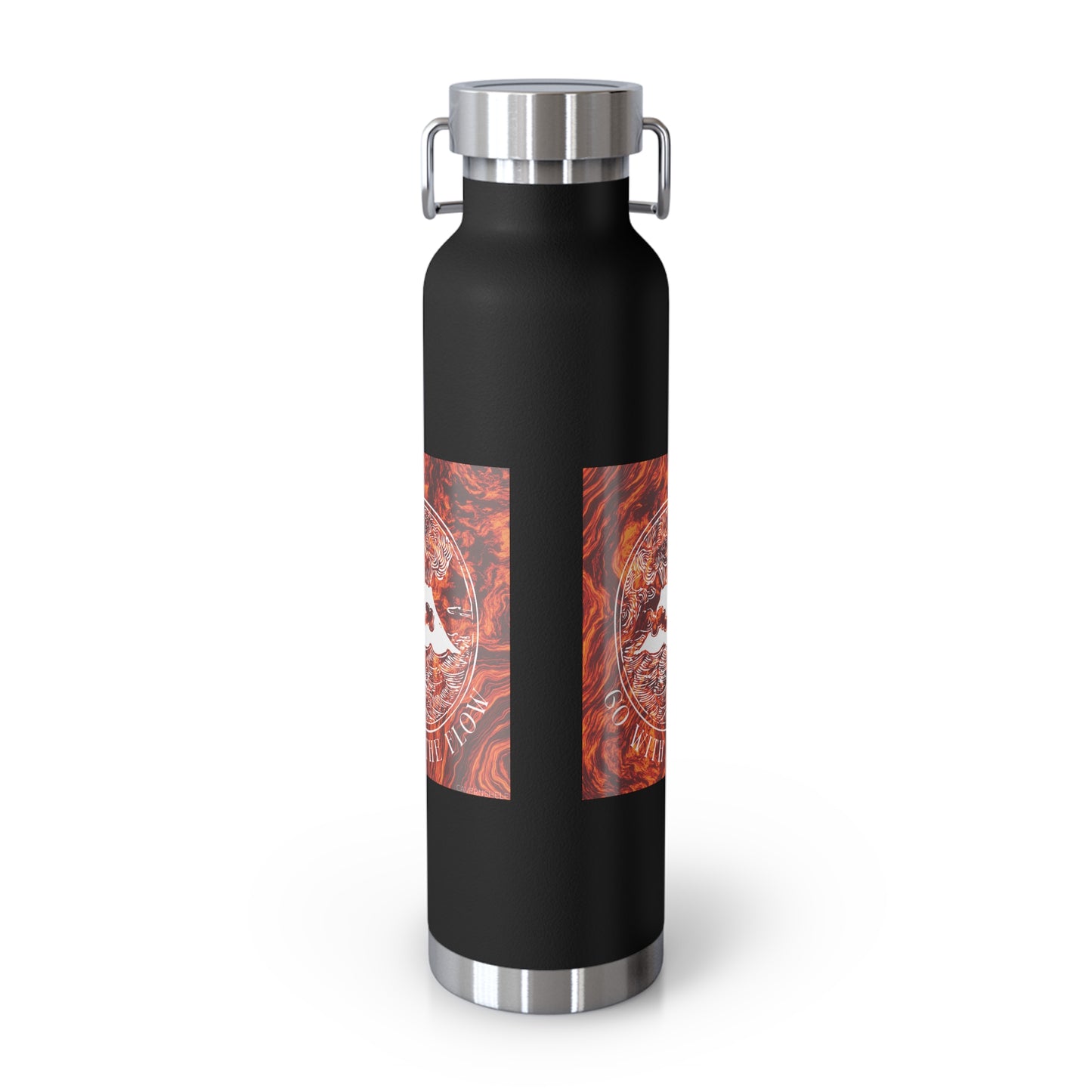 Go With the Flow - Copper Vacuum Insulated Bottle (22oz)