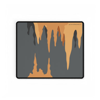 Stalactite, Stalagmite, Cavern Shelf - Desk Mat