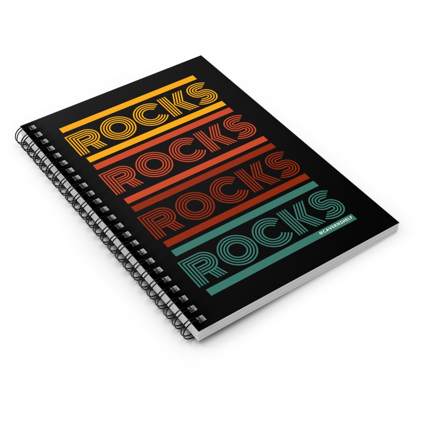 Rocks on Rocks - Spiral Notebook - Ruled Line