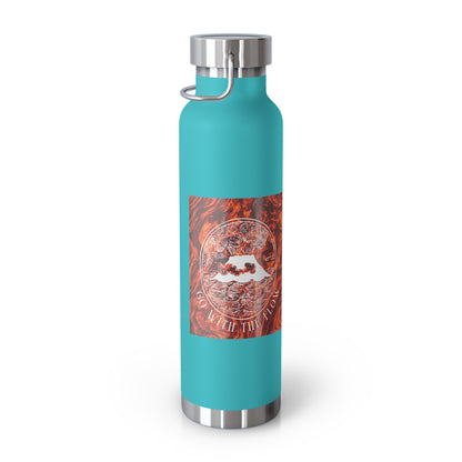 Go With the Flow - Copper Vacuum Insulated Bottle (22oz)