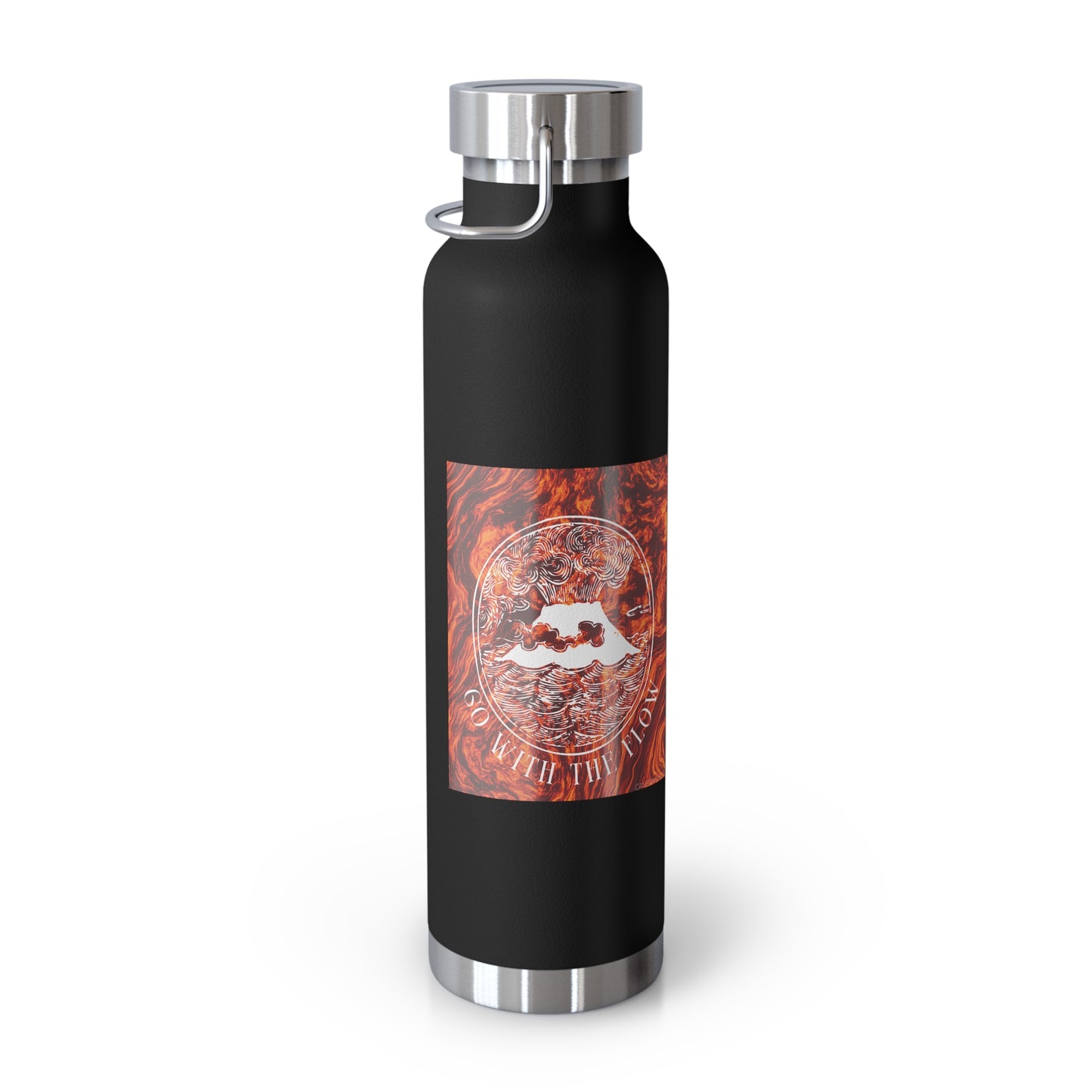 Go With the Flow - Copper Vacuum Insulated Bottle (22oz)