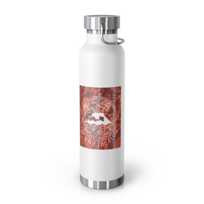 Go With the Flow - Copper Vacuum Insulated Bottle (22oz)