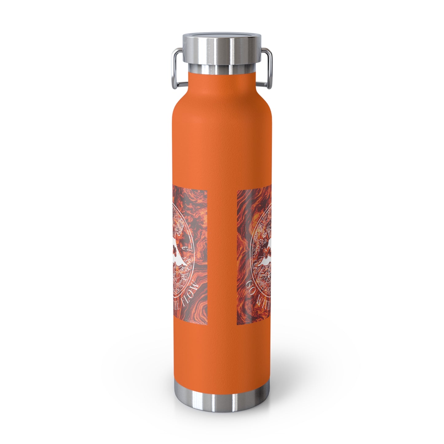 Go With the Flow - Copper Vacuum Insulated Bottle (22oz)