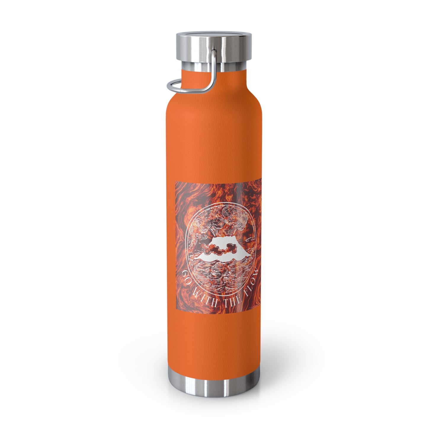 Go With the Flow - Copper Vacuum Insulated Bottle (22oz)